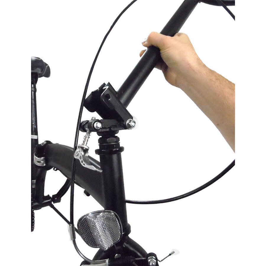 Bicicletta Pieghevole Bounty Citylite Unisex - 6 Marce Shimano, Freno A V, Nero - Foto 12