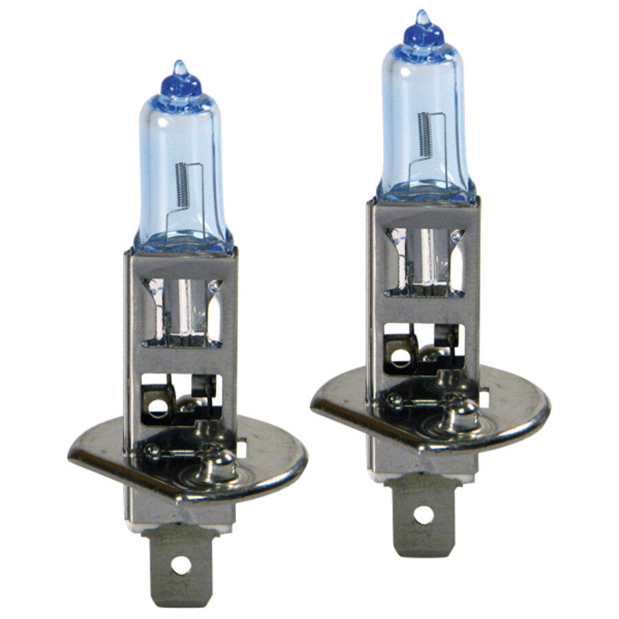 Luce Più Bianca Lampadine H1 Xenon MegaWhite Unitec - Set Da 2