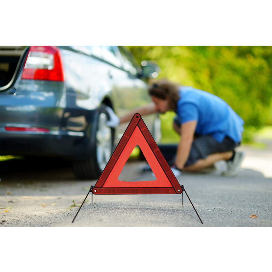 Triangolo Di Emergenza Carplus - Omologato E11, Con Piedistallo Stabile, Per Auto - Foto 5