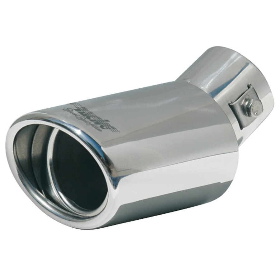 Terminale Di Scarico Universale Simoni Racing - Acciaio Inox, Rettangolare, 195mm - Foto 2