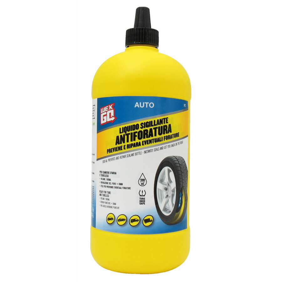 Kit Ripara Pneumatici Ricarica Wekgo Liquido Auto/Suv Gomme