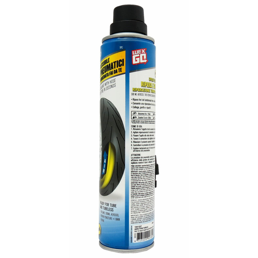 Kit Ripara Pneumatici Spray Wekgo Auto/Suv Gomme Riparazione e