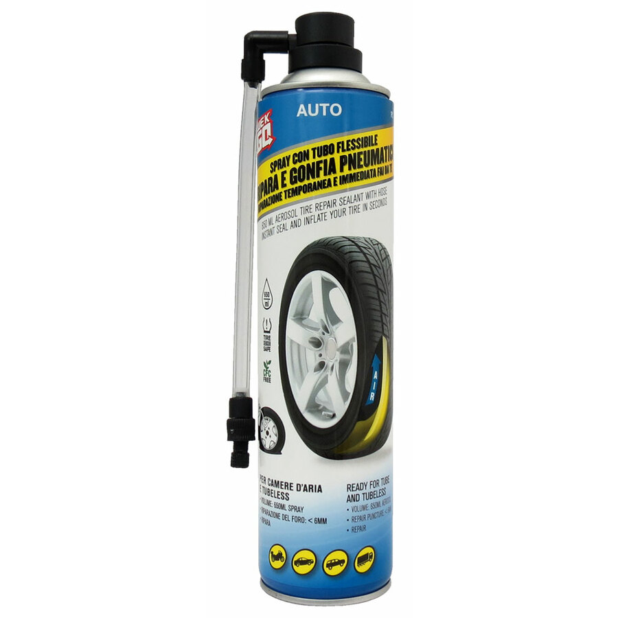 Kit Ripara Pneumatici Spray Wekgo Auto/Suv Gomme Riparazione e