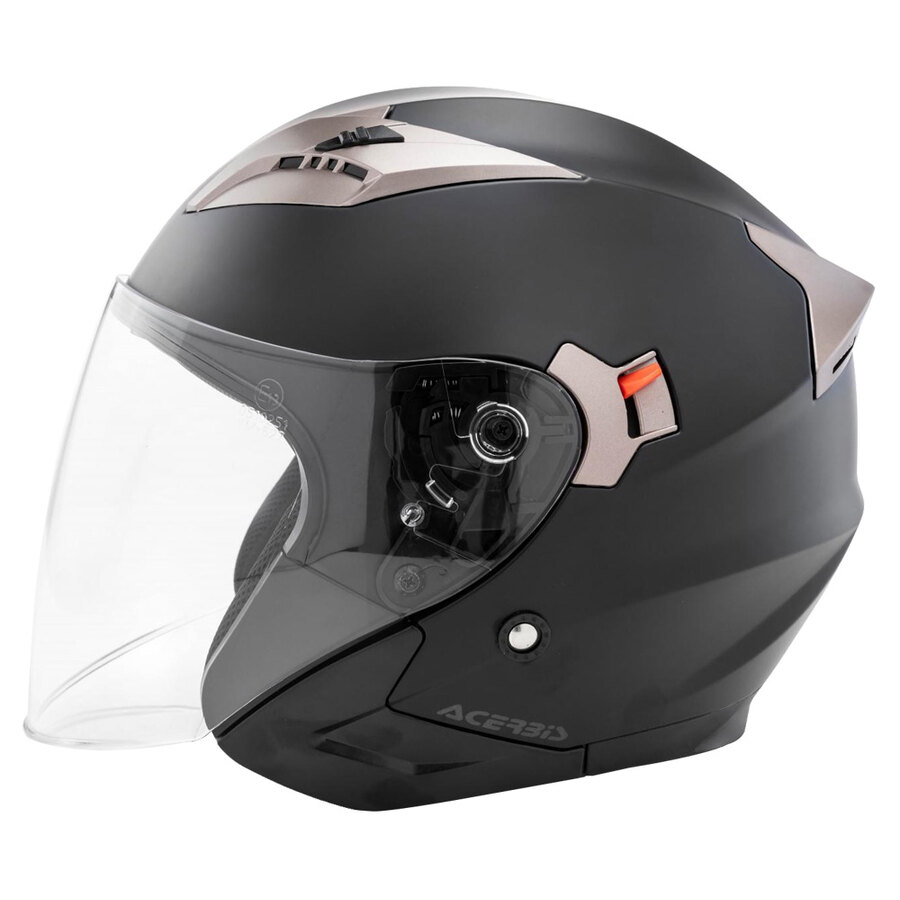 Casco Acerbis Jet Brezza Nero - Demi-Jet, Omologato ECE 22-06, Taglia M, Peso 1100g - Foto 7