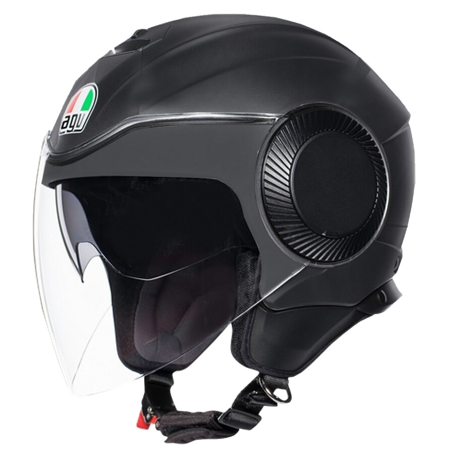 Casco Jet Aperto Orbyt AGV color Nero/opaco - Speedup.it
