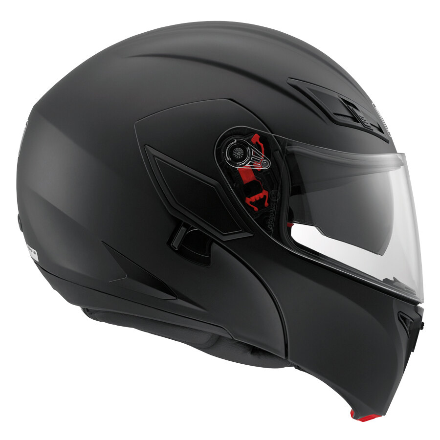 Casco Modulare Compact ST AGV color Nero opaco - Speedup.it