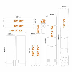 Protezione telaio Kit proteggi telaio - ALGISBIKE
