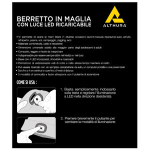 Berretto con LED - ALTHURA