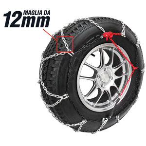 Catene da neve 12mm - ALTHURA Citroen Jumper, Fiat Ducato, Ford Transit, Hyundai H1, Starex, Iveco New Daily, Lada Niva, Mazda B2500, Mercedes Sprinter, Viano