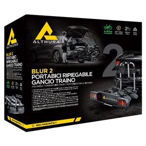 Portabici da Gancio Traino Blur 2 E-Bikes - ALTHURA