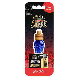 AROMA CAR - Profumi da appendere Dia De Los Muertos Silver Tattoo - AROMA CAR - Profumi da appendere