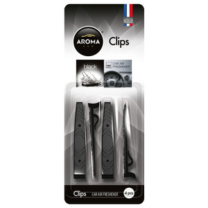 Profumi da bocchetta aria CLIPS Black - AROMA CAR AROMA CAR