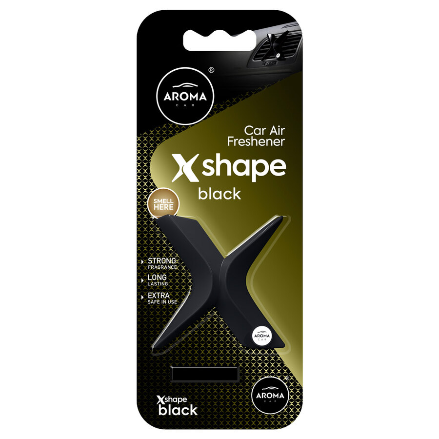 Profumi da bocchetta aria X-Shape Black - AROMA CAR