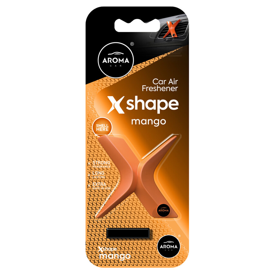 Profumi da bocchetta aria X-Shape Mango - AROMA CAR