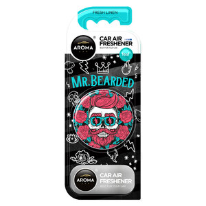 AROMA CAR - Profumi da bocchetta aria Mr Bearded Fresh Linen - AROMA CAR - Profumi da bocchetta aria