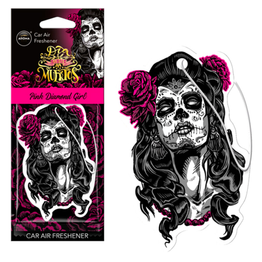 Profumi da appendere Dia De Los Muertos Girl Pink - AROMA CAR