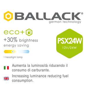 Lampadine Altri Attacchi Eco PSX24W - BALLACK