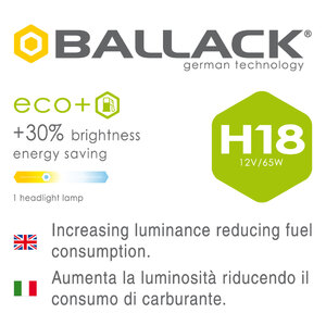 Lampadine Altri Attacchi Eco H18 - BALLACK