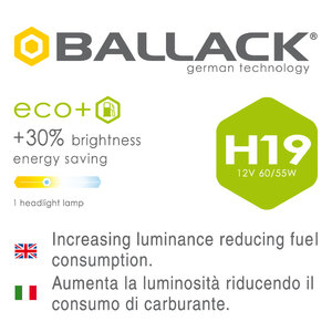 Lampadine Altri Attacchi Eco H19 - BALLACK