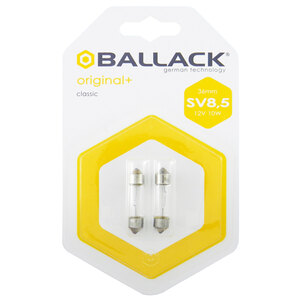 Lampadina a siluro a filamento SV8,5 - BALLACK