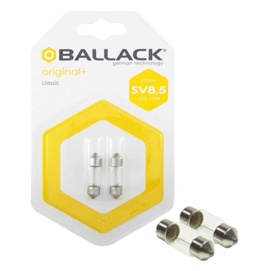 Lampadina a siluro a filamento SV8,5 - BALLACK