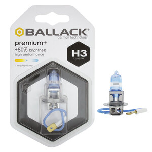 Lampadine Altri Attacchi Premium H3 - BALLACK BALLACK