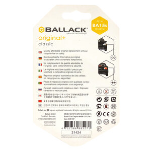 Lampadina BA15S a filamento BA15S - BALLACK