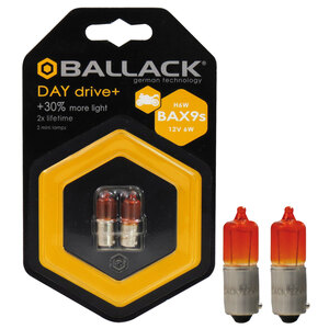 Lampadina moto BAX9S a filamento Day Drive + BAX9S - BALLACK BALLACK
