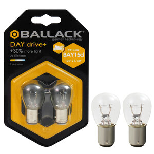 Lampadina moto BAY15D a filamento Day Drive + BAY15D - BALLACK BALLACK