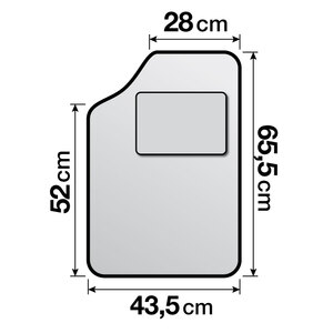 Tappeti in moquette universale Basic - BBROS