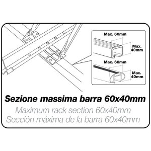 Portabici da tetto Cervino - BBROS