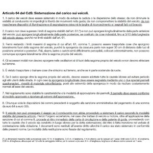 Segnalazione carico sporgente - BBROS