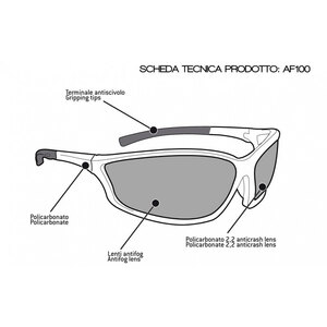 Occhiali da sole AF100C - BERTONI