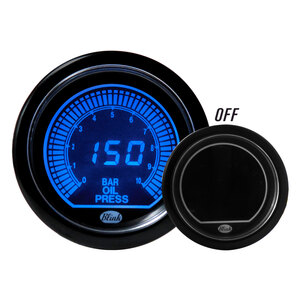 MANOMETRO PRESSIONE OLIO BLINK 7 Colori Selezionabili 52MM AUTO sensore incluso MANOMETRO PRESSIONE OLIO BLINK 7 Colori Selezionabili 52MM AUTO sensore incluso