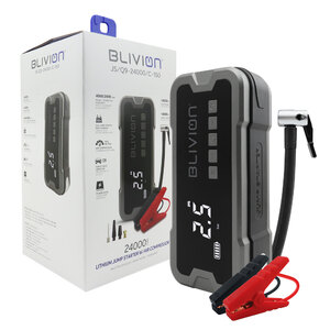 BLIVION - Avviatore con batteria al litio E compressore d'aria - BLIVION - Avviatore con batteria al litio