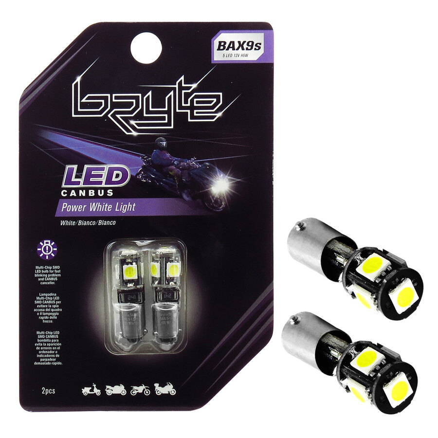 Lampadina moto BAX9S a led BAX9S Canbus - BRYTE
