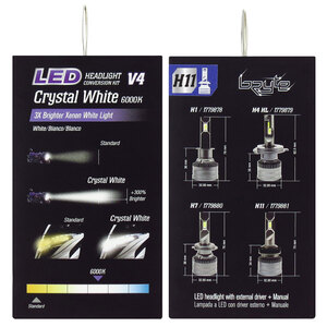 Lampadine H11 Led Headlight Conversion Kit V4 - BRYTE
