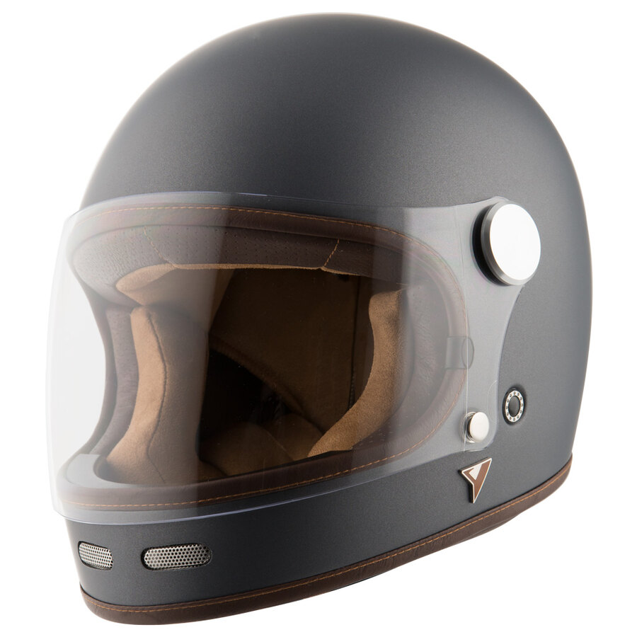 Casco Integrale Vintage Roadster II BY CITY color Grigio opaco - Speedup.it