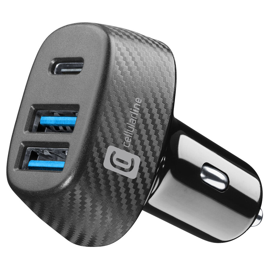 USB da presa accendisigari Car Multipower Trio - CELLULAR LINE
