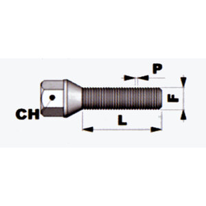 Bulloni Passo  14x1,5mm