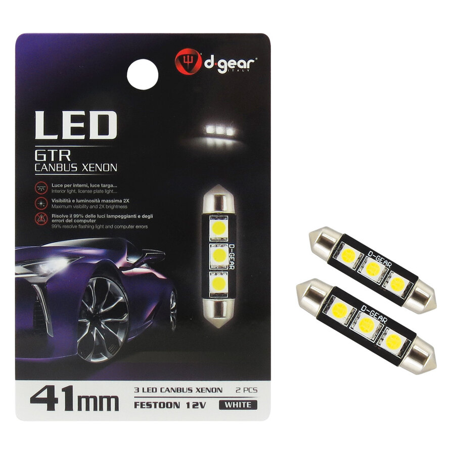 Lampadina a siluro a led GTR - Led Feston SV8,5 Canbus - D-GEAR