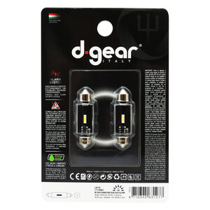 Lampadina a siluro a led SV8,5 Led Radiator Canbus Xenon - D-GEAR