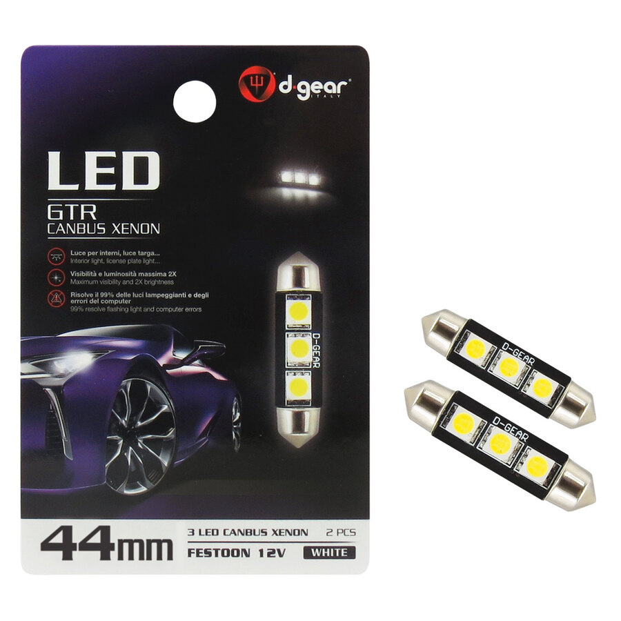 Lampadina a siluro a led GTR - Led Festoo SV8,5 Canbus - D-GEAR