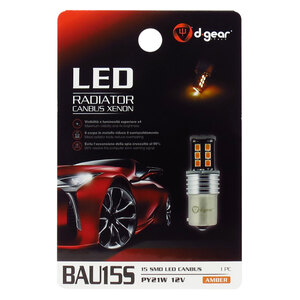 Lampadina BAU15S a led BAU15S Led Radiator Canbus Xenon - D-GEAR