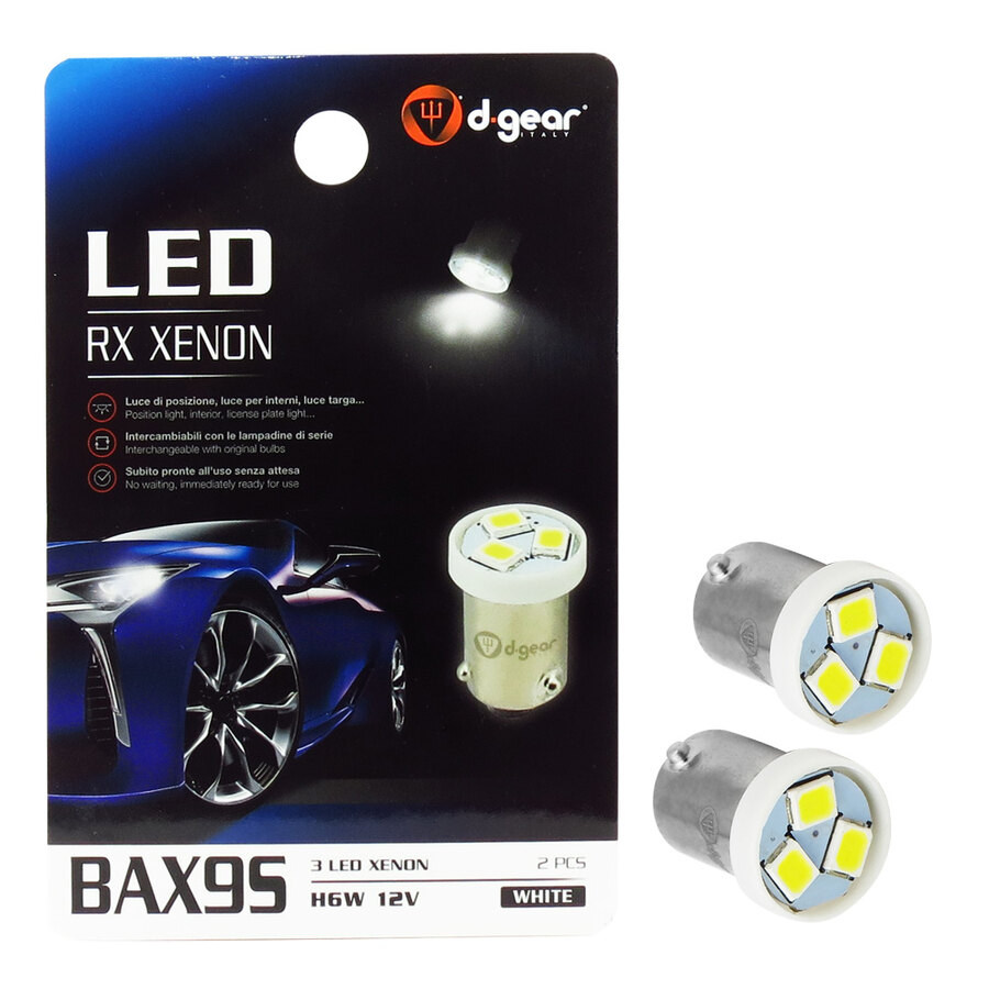 Lampadina BAX9S a led RX - BAX9S Xenon - D-GEAR