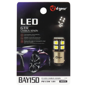 Lampadina BAY15D a led GTR - BAY15D Canbus SMD Led - D-GEAR