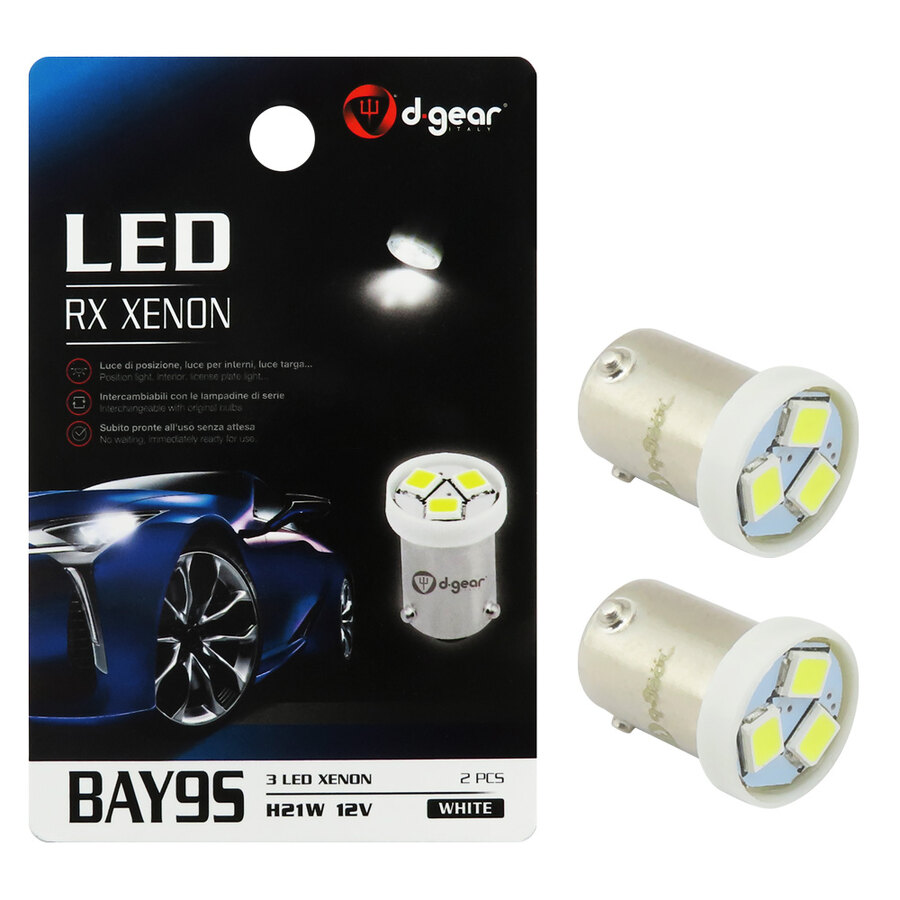 Lampadina BAY9S a led RX Xenon BAY9S  - D-GEAR