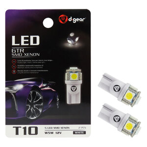 Lampadina T10 a led GTR - T10 SMD Led - D-GEAR D-GEAR