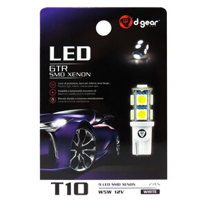 Lampadina T10 a led GTR - T10 SMD Led - D-GEAR