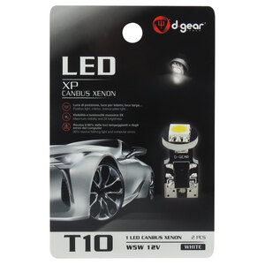 Lampadina T10 a led XP - T10 Canbus 1 Led - D-GEAR